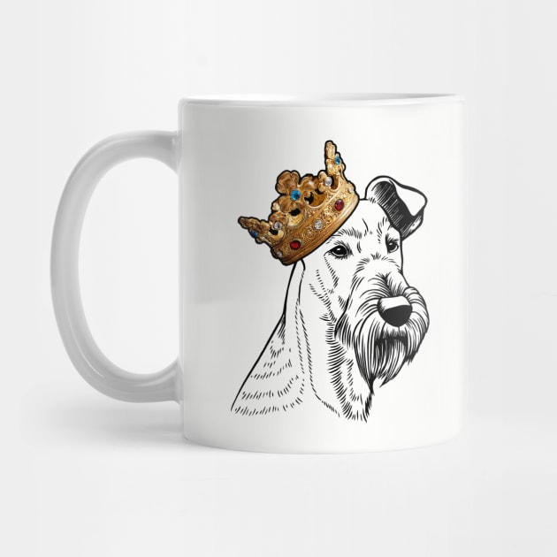 Irish Terrier Dog King Queen Wearing Crown by millersye